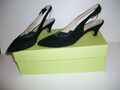 Damen Slingpumps wildleder schwarz Gr. 35 gebraucht