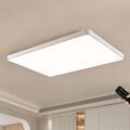 LED Deckenleuchte Dimmbar mit Fernbedienung 90*55CM Rechteckig Deckenlampe