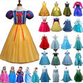 Anbelarui Eiskönigin Elsa Kleid Kostüm Frozen Prinzessin Kinder Mädchen Cosplay