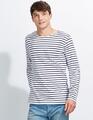 SOLs 01402 | Herren Longsleeve Striped T-Shirt Marine gestreift