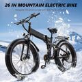 26 Zoll E Mountainbike 1000W Elektrofahrrad 48V 14AH Moped E bike 25km/h Pedelec