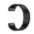 26mm Titan Metall Armband für Garmin Fenix 8 7X Solar 6X Pro 5X Plus 3 Quick Fit