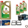 BOSCH Inspektionspaket 8 L Castrol 5W-30 M für Mazda Premacy 2.0 TD 323 F VI