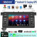 DAB+ 32G Android 13 Carplay Autoradio GPS Nav RDS Für BMW 3er M3 E46 325 318 320