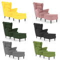 Sessel Relaxsessel Fernsehsessel Loungesessel Ruhesessel Ohrensessel mit Hocker