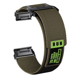 Für Garmin Fenix 7 7X 6 6X 5 5X Plus 3 HR Tactix Epix Pro Quickfit Nylon Armband