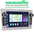 8-Kern 4+64GB Carplay Autoradio Android 13 GPS 4G DSP Für Opel Astra H Corsa C/D