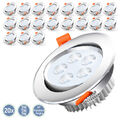 20X LED Spot Einbaustrahler Set Einbauleuchte Deckenleuchte Strahler IP44 3W-7W