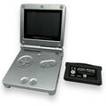 Nintendo Game Boy Advance SP Silber - inkl. Spiel Star Wars Flight of the Falcon