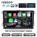 9" 4+64G Android 13 Carplay Autoradio GPS RDS Für VW Golf 5 Touran Passat B6 B7