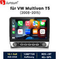 Android 13 Carplay Für VW Multivan T5 08-2015 Autoradio GPS Navi WIFI 4G SWC 64G