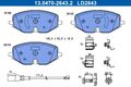 Bremsbelagsatz Scheibenbremse ATE Ceramic 13.0470-2643.2 für VW GOLF 8 CD1 DA1 5