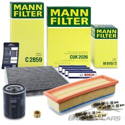 MANN INSPEKTIONSPAKET FÜR FIAT 500 +C PANDA FORD KA LANCIA YPSILON 1.2 BJ AB 07# # ERSTAUSRÜSTER-QUALITÄT // DEUTSCHE MARKENWARE # #