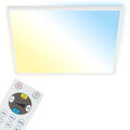 LED Panel Dimmbar Fernbedienung Ultraflach CCT 22 W weiß Kunststoff Briloner