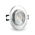 LED Einbaustrahler 230V flach 2,4cm Glas Einbauleuchte Decken Lampe Spot dimmbar