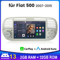 Carplay Android 13 Autoradio Für Fiat 500 07-2015 GPS Navi SWC BT WIFI RDS 32GB