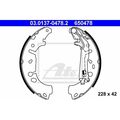 ATE BREMSBACKENSATZ HINTERACHSE FÜR FIAT PUNTO OPEL CORSA