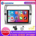 4+64GB 9" CarPlay Android 13 Autoradio GPS Für Citroen C4 04-09/C-QUATRE 08-11