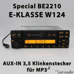 Mercedes W124 Radio Special BE2210 MP3 AUX-IN Becker Kassettenradio E-Klasse