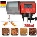 Automatisch Fisch Futterautomat Fishfeeder Feeder Aquarium Tank Teich Timer TOP