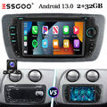 Für Seat Ibiza IV 6J 2009-2013 Autoradio Android 13 2+32G Carplay GPS BT +Kamera