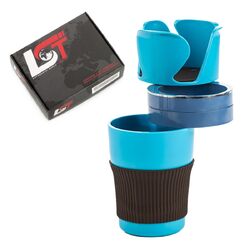Getränkehalter KFZ Multi-Funktions-Becher 5in1 Hellblau für VW GOLF JETTA EOS