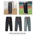 Herren Jogginghose mit geradem Bein, Jogger, Freizeithose für Workout