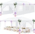 Pavillon 3x3M /3x6M /3x9M Faltpavillon Pop Up Partyzelt Gartenzelt UV Schutz NUE