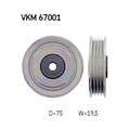 VKM 67001 SKF Umlenk-/Führungsrolle, Keilrippenriemen