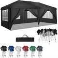 DE Faltpavillon Pavillon 3x3m 3x6m Gartenpavillon Wasserdicht UV-Schutz Festzelt