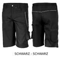 QUALITEX PRO SCHWARZ Arbeitshose Latzhose Arbeitsshorts Arbeitsjacke