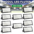 10X 100W LED Fluter Modul Flutlicht Ultra Dünn Garten Scheinwerfer Außenstrahler