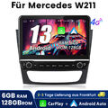 6+128G Für Mercedes Benz CLS E-Class W211 W219 Android 13 Autoradio GPS Navi SWC