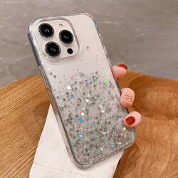 Hülle für iPhone 16 15 14 13 Pro Max 12 11 XR 8 Glitzer Silikon Handy Case Cover