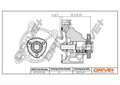 DR!VE+ WASSERPUMPE MIT DICHTUNG passend für AUDI A1 A3 SEAT ALTEA LEON TOLEDO