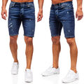 Jeans Denim Kurzhose Shorts Bermudas Hose Classic Kurze Herren Mix BOLF Motiv