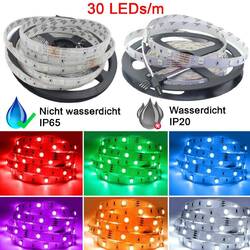 LED Stripe RGB Leiste Streifen 5050 5630 Band Licht Leuchte Lichterkette 1-30m