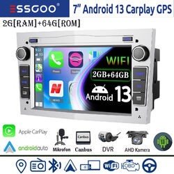 64G Android 13 Autoradio Carplay DVR Kam Für Opel Corsa C D Astra Zafira Meriva