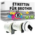 Etiketten kompatibel Brother P-Touch QL 500 570 580 650 700 710 1000 1050 N BW A