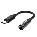 USB TYP-C Adapter auf 3,5mm Klinke für Samsung Galaxy S24 S24+ S24 Ultra SCHWARZ