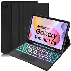 Touchpad Beleuchtete Tastatur Hülle Für Samsung Galaxy Tab A9+ A8 A7 S9 FE S8 S7