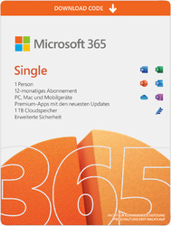 Microsoft 365 Single 5 Geräte 1 Nutzer 1 Jahr | Office 365 Personal 2024 TOP