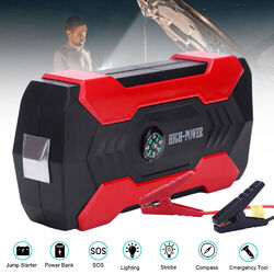 28000mAh Auto KFZ Starthilfe 800A 12V Jump Starter Ladegerät Booster Power Bank