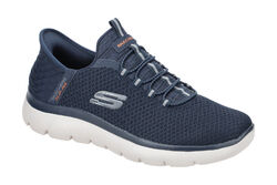 Skechers SUMMITS Herrenschuhe - Slipper - Halbschuhe blau Freizeit NEU