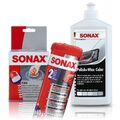 500ml SONAX POLISH & WAX COLOR WEISS+ P-BALL+ 2x MICROFASERTÜCHER SET