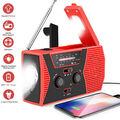 2000mAh Solar Radio AM/FM Kurbelradio Notfall USB Handyladefunktion Tragbares 