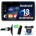 DAB+Antenne 10.1" Android 13 Carplay Autoradio GPS Navi RDS WiFi 2+64G+IR Kamera