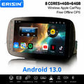 9" Android 13 DAB+ Autoradio GPS 8-Kern WiFi DSP CarPlay 4GB+64GB Mercedes Smart