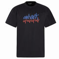 Carhartt WIP Stereo T-Shirt black - Grafik T-Shirt mit Front und Rückenprint