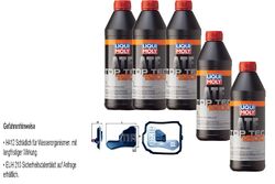 LIQUI MOLY Top Tec ATF 1200 5L MAHLE Getriebeölfilter für Peugeot 206 CC 1.6 16V